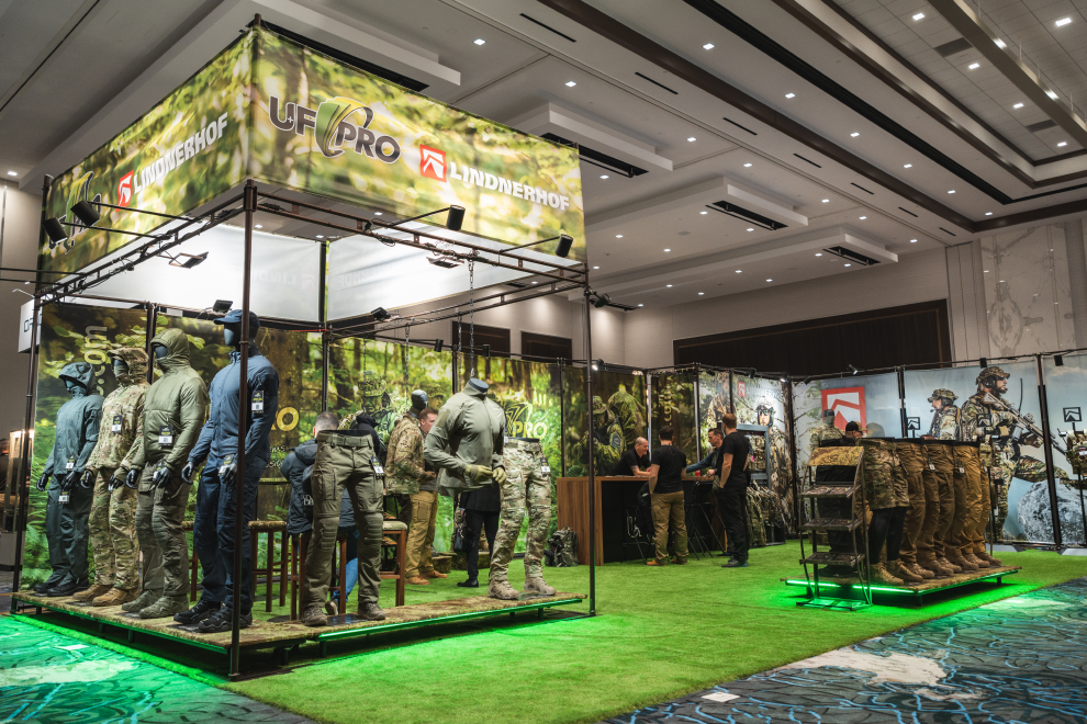 Joint UF PRO and Lindnerhof stand at SHOT Show 2023