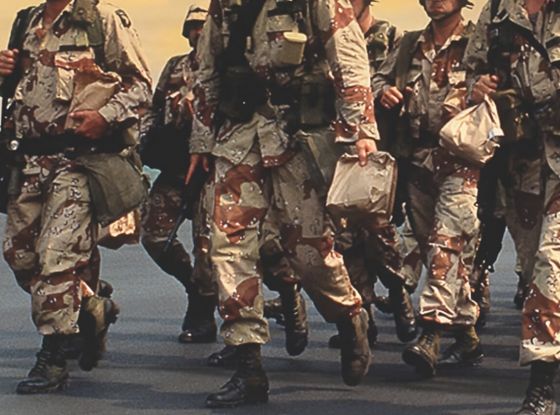 How military uniforms were modified for the desert climate of the Gulf War