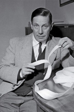 Georges de Mestral, the inventor of Velcro strips