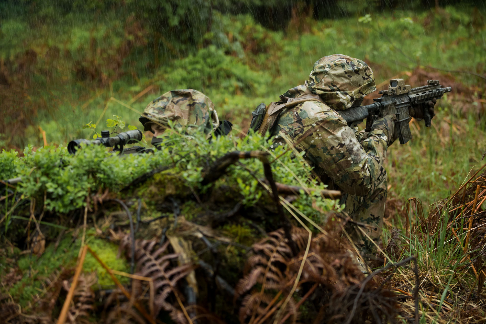 Camouflaged Soldier