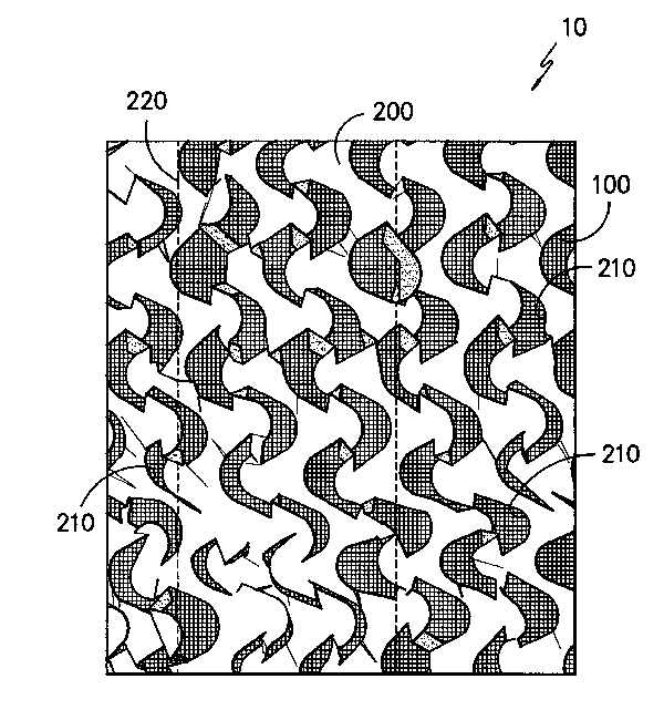 Radar camouflage fabric pattern