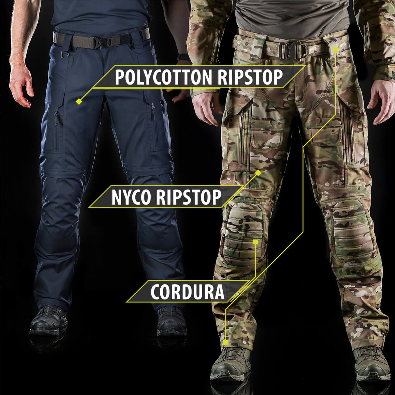 Police uniforms vs. military uniforms