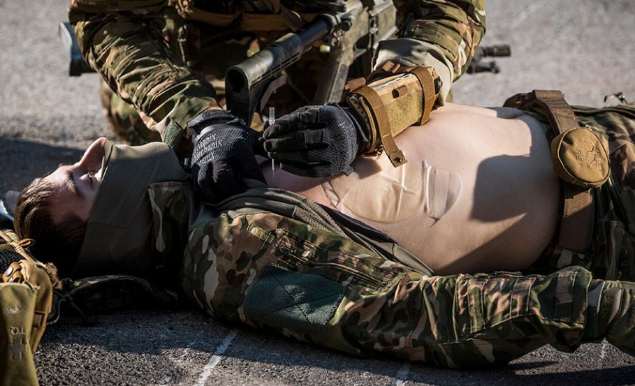 Needle chest decompression protocol Needle chest decompression protocol