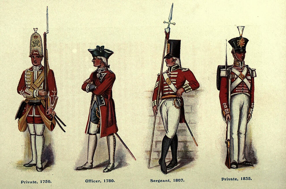 Britische Uniformen: Der rote Mantel und mehr