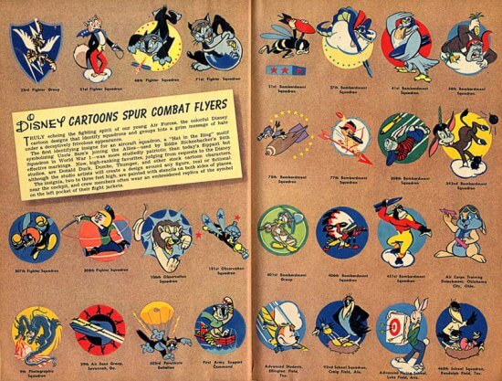 Disney's booklet featuring various patch designs.