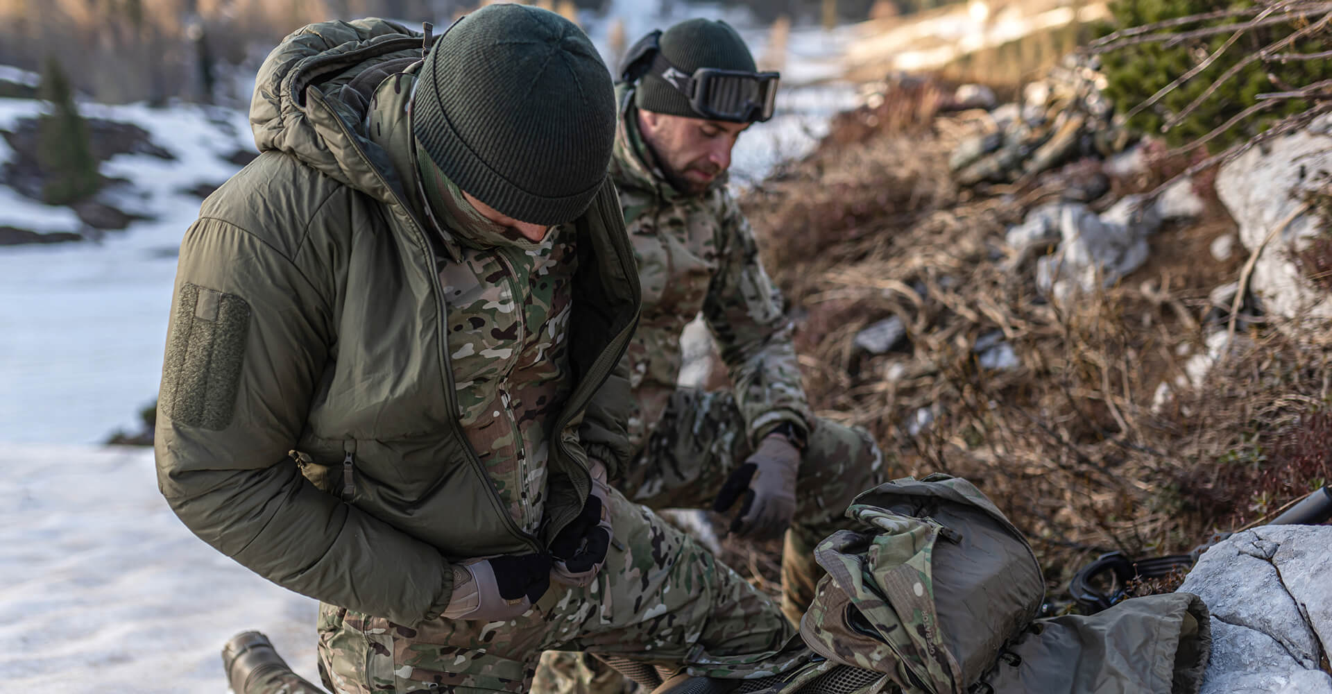 Tactical winter jackets