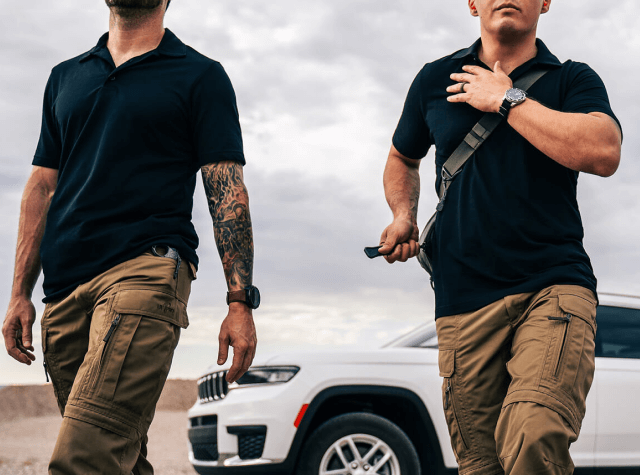 GEARING UP FOR CLOSE PROTECTION.