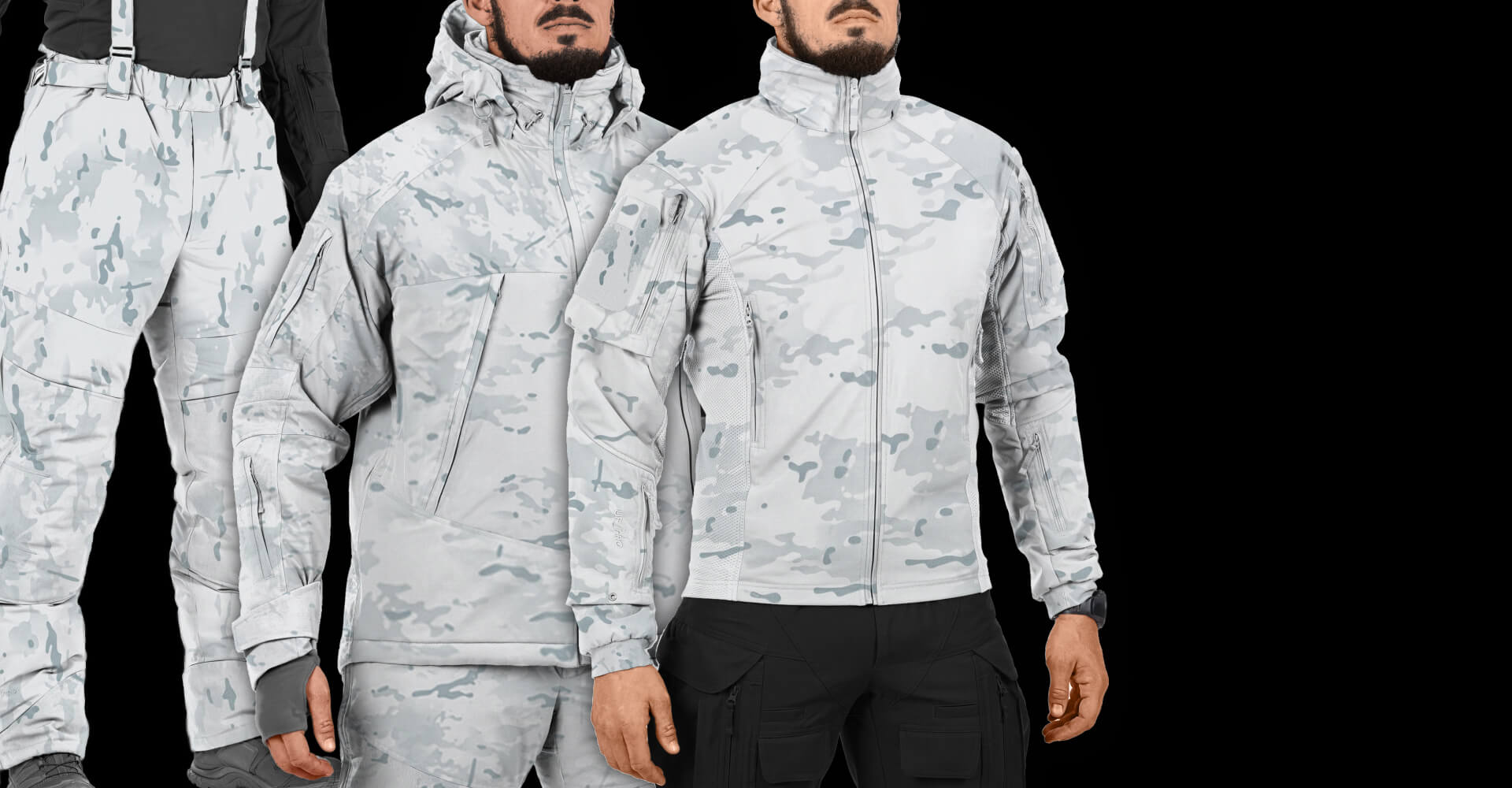 Cold-weather gear in the MultiCam Alpine