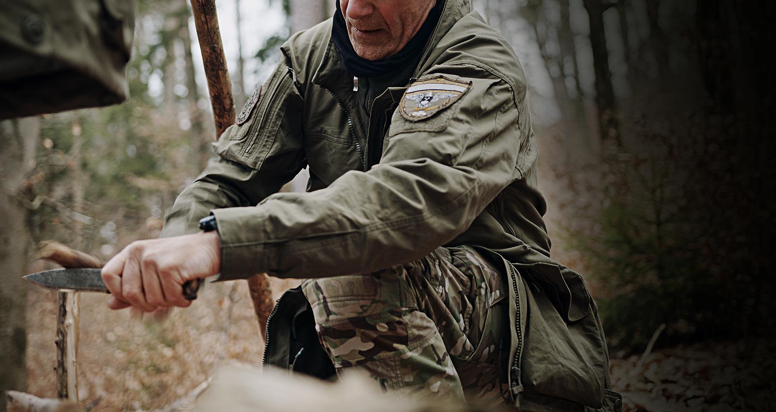 Essential Camo Cargo Jacket