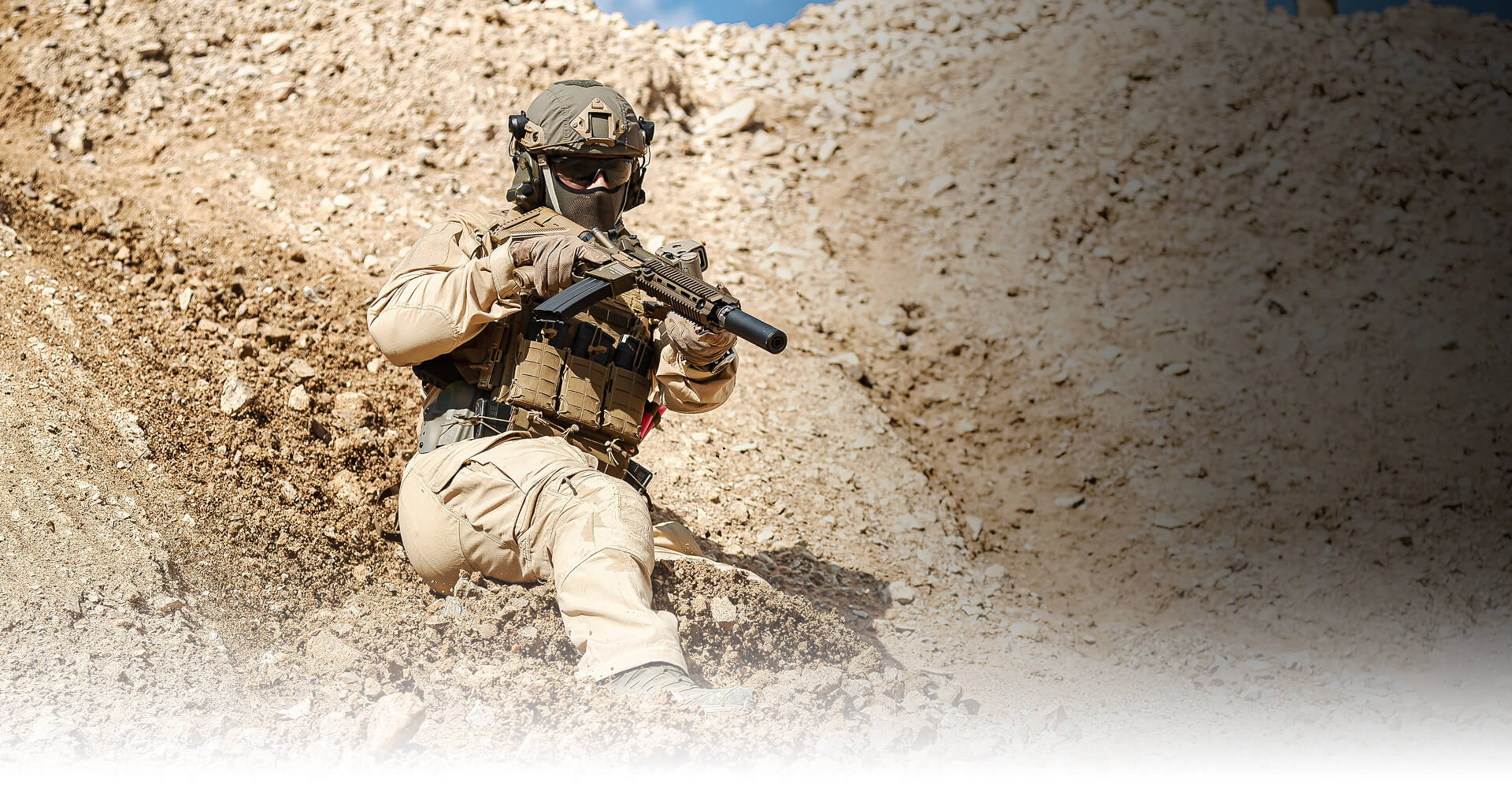 Hot & Dry environment Breathable gear helps regulate body temperature and keeps you comfortable in harsh conditions.