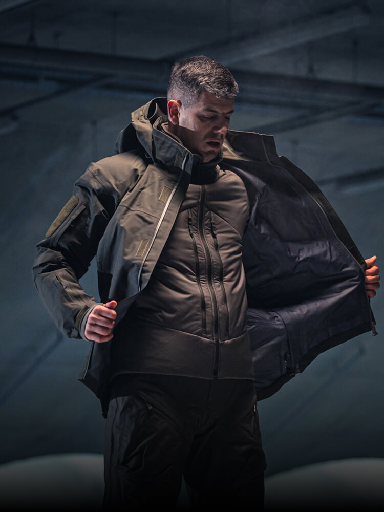 Modifiable to fit your layering system.