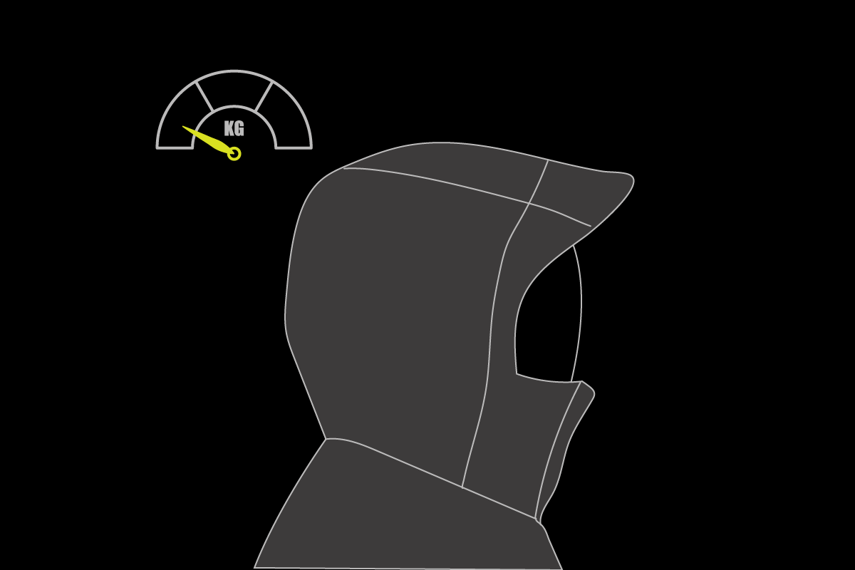 LESS WEIGHT Lightweight tactical hooded jacket.