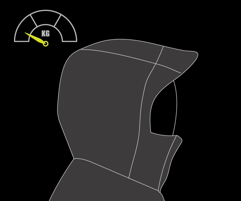 LESS WEIGHT Lightweight tactical hooded jacket.