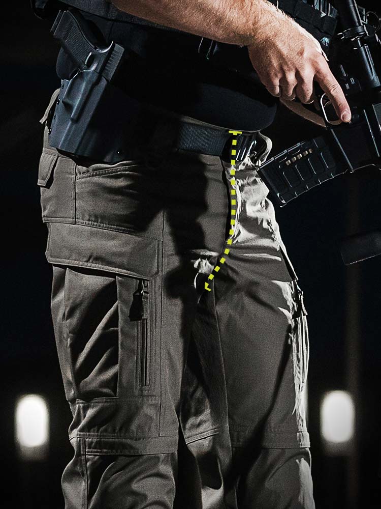 Water Repellent Men Premium Black Ripstop Tactical Pant