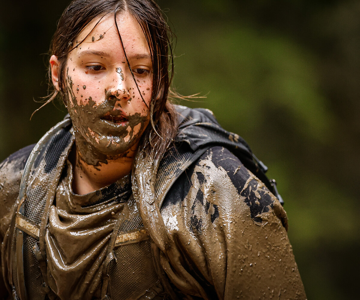 Female contestant at Striker Challenge 2025.
